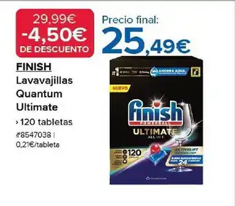 Costco Finish lavavajillas quantum ultimate oferta