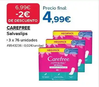 Costco Carefree salvaslips oferta