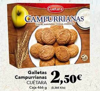 Gadis Galletas campurrianas cuétara oferta