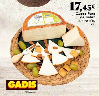Gadis Queso puro de cabra asunción oferta