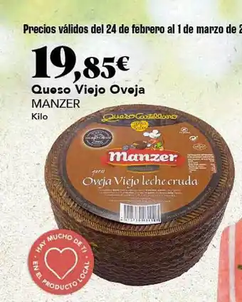 Gadis Queso viejo oveja manzer oferta
