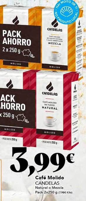 Gadis Café molido candelas oferta