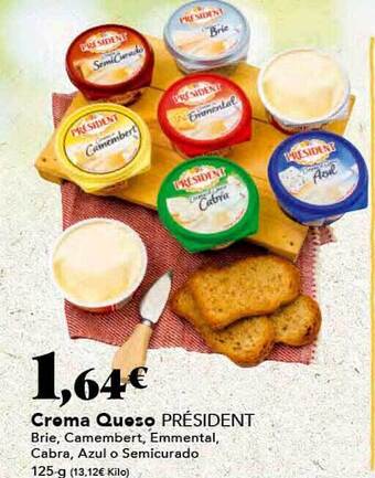 Gadis Crema queso président oferta