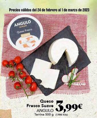 Gadis Queso fresco suave angulo oferta