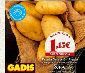 Gadis Patata selección prado oferta