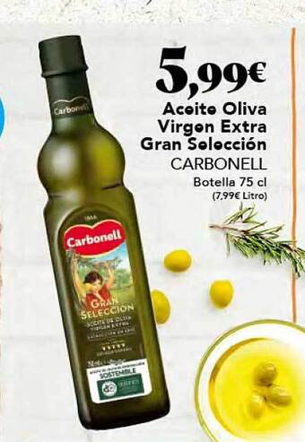 Gadis Aceinte oliva virgen extra gran selección carbonell oferta