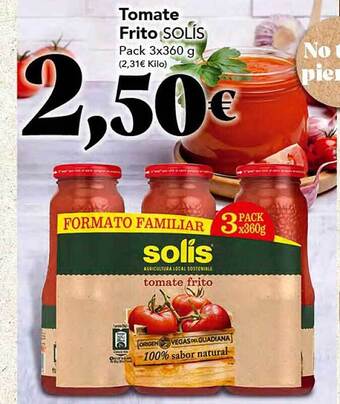 Gadis Tomate frito solís oferta