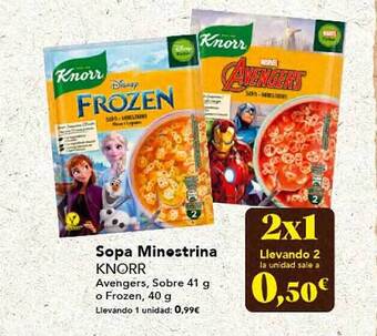 Gadis Sopa minestrina knorr oferta