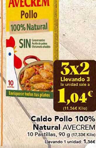 Gadis Caldo pollo 100% natural avecrem oferta