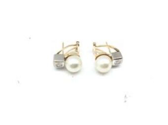 Cash Converters Pendientes oro 18k con diamante oferta