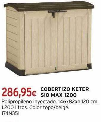 Cadena88 Cobertizo keter sio max 1200 oferta