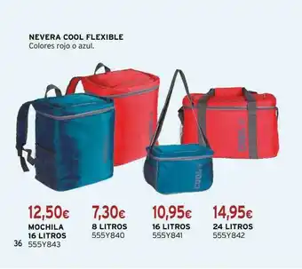 Cadena88 Nevera cool flexible mochila 16 litros, 8 litros, 16 litros, 24 litros oferta