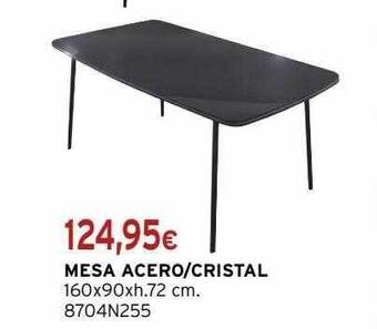 Cadena88 Mesa acero-cristal oferta