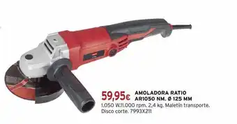 Cadena88 Amoladora ratio ar1050 nm. ø 125 mm oferta