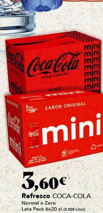 Gadis Refresco coca-cola oferta