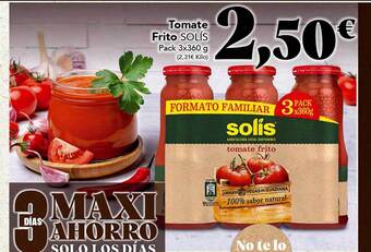 Gadis Tomate frito solís oferta