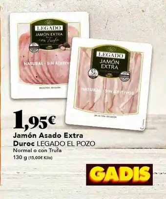 Gadis Jamón asado extra duroc legado el pozo oferta