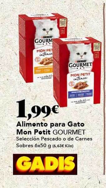 Gadis Alimento para gato mon petit gourmet oferta