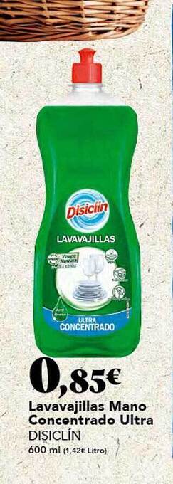 Gadis Lavavajillas mano concentrado ultra disiclín oferta