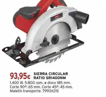 Cadena88 Sierra circular ratio sr1400nm oferta