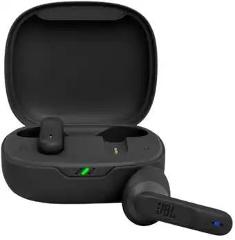 MediaMarkt Auriculares true wireless - jbl wave 300 black, intraurales, bluetooth, 26 horas, micrófono integrado, negro oferta