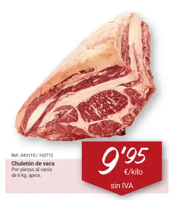 Makro Chuletón de vaca 6 kg. aprox. oferta