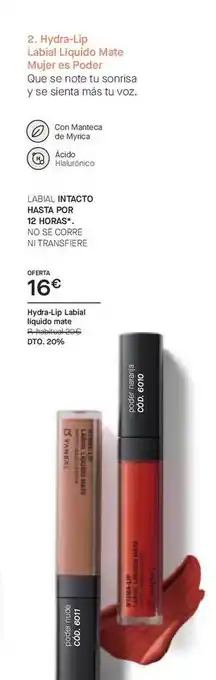 Yanbal Labial intacto hasta por 12 horas oferta