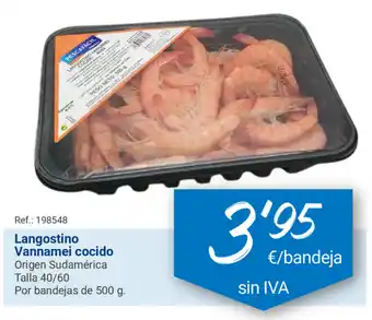 Makro Langostino Vannamei cocido 500 g oferta