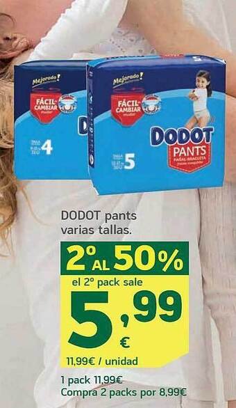 HiperDino Dodot pants oferta