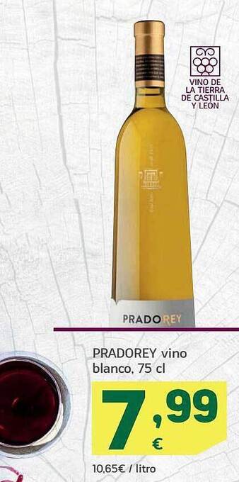 HiperDino Pradorey vino blanco oferta