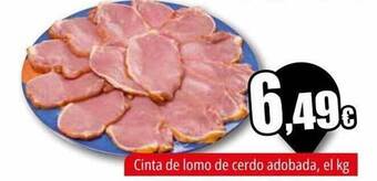Unide Supermercados Cinta de lomo de cerdo adobada oferta