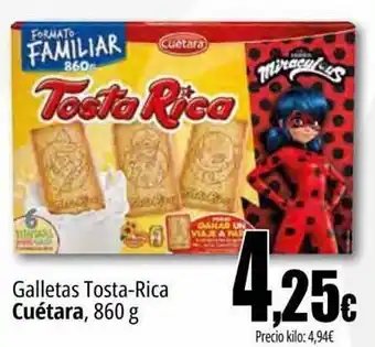 Unide Supermercados Galletas tostarica cuétara oferta