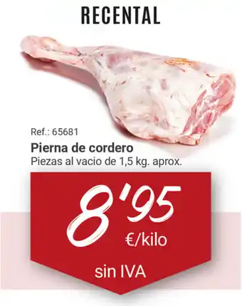 Makro Pierna de cordero 1,5 kg. aprox. oferta