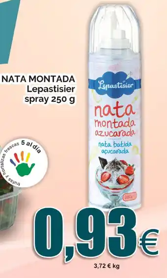 FROIZ Lepastisier Nata Montada spray 250 g oferta