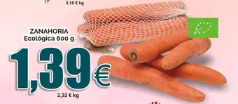 FROIZ Zanahoria Ecológica 600 g oferta