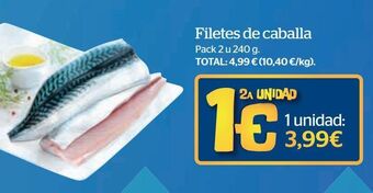 La Sirena Filetes de caballa oferta