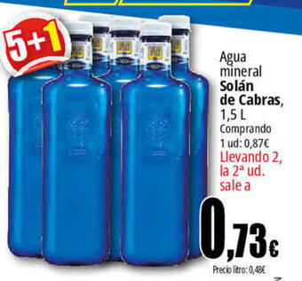 Unide Supermercados Agua Mineral Solán de Cabras oferta