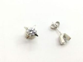 Cash Converters Pendientes oro 18k con circonita oferta