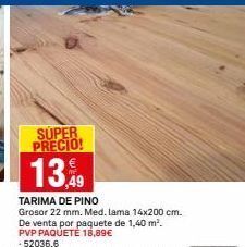 Bricoking Tarima de pino oferta