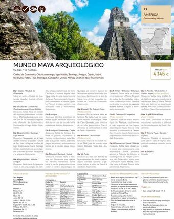 Tui Travel PLC Evan mundo maya arqueológico 15 días / 13 noches ciudad de guatemala, chichicastenango, lago atitlán, santiago, antigua, c oferta