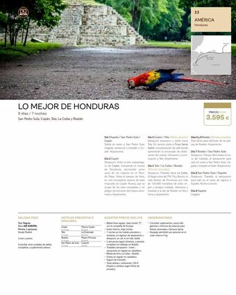 Tui Travel PLC (c lo mejor de honduras 9 días / 7 noches san pedro sula, copán, tela, la ceiba y roatán salidas 2023 tour regular. bas oferta