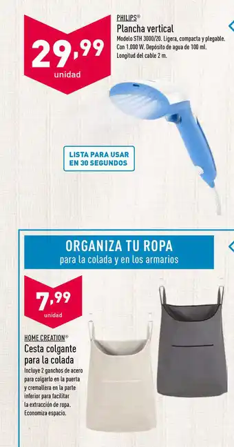 ALDI Home Creation Cesta Colgate Para La Colada oferta