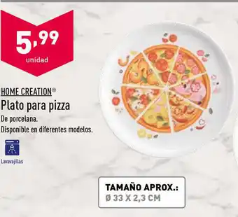 ALDI Home Creation Plato Para Pizza 33 x 2,3 cm oferta