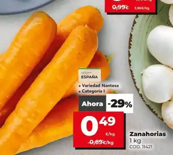 Dia Zanahorias 1 kg oferta