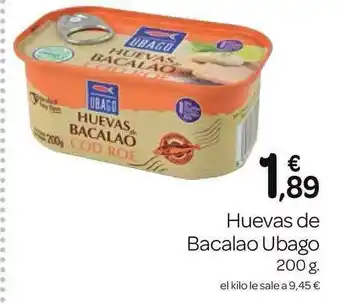Supermercados El Jamón Huevas De Bacalao Ubago 200g oferta