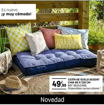 Leroy Merlin Cojín De Suelo Desert Chik 80 x 120 cm oferta