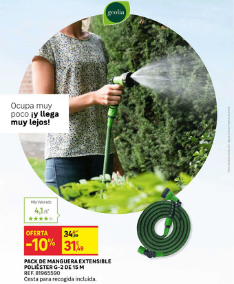Leroy Merlin Pack De Manguera Extensible Poliéster G-2 De 15 M oferta