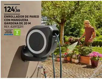 Leroy Merlin Enrollador De Pared Con Manguera Gardena De 20 M oferta