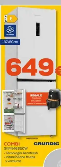 Euronics Combi gkpn46820w grundig oferta
