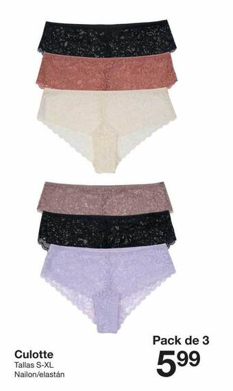 Zeeman Culotte oferta